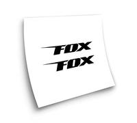 STAR SAM Pegatinas Compatibles con logo bici Fox Negro 1 CMT