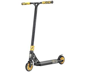 STAR SCOOTER Patinete de Acrobacias Profesional Patineta Freestyle Stunt Scooter para niños y niñas a Partir de 8 años | 120 mm Edición Pro HIC | Negro Oro