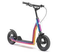 STAR SCOOTER Patinete Infantil 2 Ruedas a Partir de 5 años | Kick Scooter 10" neumáticos, Ajustable en Altura para niñas y niños | Cromo