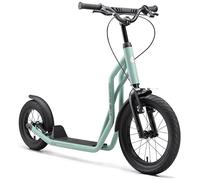 STAR SCOOTER Patinete Infantil 2 Ruedas a Partir de 7-8 años | Kick Scooter 12/16" neumáticos, Ajustable en Altura para niñas y niños | Gris