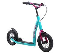 STAR SCOOTER Patinete Infantil 2 Ruedas a Partir de 7 años | Kick Scooter 12" neumáticos, Ajustable en Altura para niñas y niños | Verde