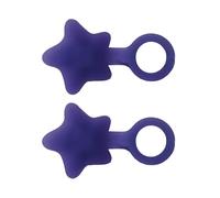 Star Shaped Bathtub Stopper - Kids Plug, 2 Pieces Leak Proof, Silicone Drain Plugs Bathroom Tub Cover Secure Sealing Tight Fit Water Blocking | Ideal for Home Hotel Kindergarten Apartment Rental House