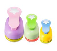 Star Shapes Card Punch - Scrapbook Hole Cutter Tool | Portable Crafting Equipment for Albums, Handmade Cards, Envelopes, and Art Projects, Durable School Supply for Office Use, DIY Paper Design Access