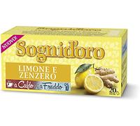 Star Sognid'oro Infusi alla Frutta Limone e Zenzero Infusiones de frutas sabor limón y jengibre paquete de 20 filtros