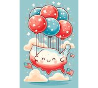 Star-Spangled: A Cute Kawaii Patriotic Lined Journal | Kids 4th of July Notebook for Boys & Girls: Independence Day & USA Cartoon Diary | 200-Page ... White & Blue Classroom Gift for Teachers 6x9