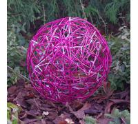 STAR TRADING Bola LED de diseño 3D Galax Fun, Ø 30 cm, fucsia