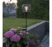 STAR TRADING Bolardo luminoso solar LED Sunlight pica de tierra