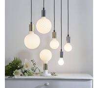 STAR TRADING Bombilla a gota LED E14 2.700K opal Ra90 4,7W