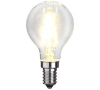 STAR TRADING Bombilla a gota LED E14 P45 2W 2.700K filamento