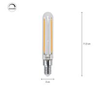 STAR TRADING Bombilla LED E14, 3,3 W, T20, con filamento, 2700 K, Ra90, atenuable EC:EPREL:2507448