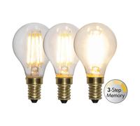 STAR TRADING Bombilla LED E14 4W Soft Glow 2.100K dim 3 pasos