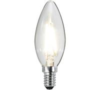 Star Trading - Bombilla LED E14 C35 Transparente - 2.3w - 4000K
