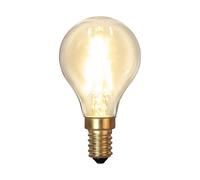 STAR TRADING Bombilla LED E14 P45 con filamento 1,5 W 2100 K 120 lúmenes