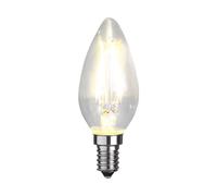 STAR TRADING Bombilla vela LED C35 filamento E14 1,5W 2.700 K