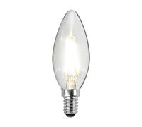 STAR TRADING Bombilla vela LED E14 B35 2W 2700K filamento 250lm