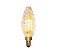STAR TRADING Bombilla vela LED Soft Glow E14 roscada, 250 lm, 3 W, 2100 K, atenuable. EC:EPREL:2050447