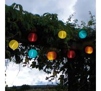 STAR TRADING Cadena de lámparas LED de colores con 10 faroles