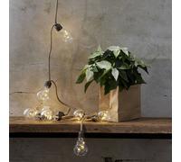 STAR TRADING Cadena de luces Jutta Jute con pilas 10 bombillas True