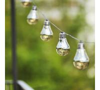 STAR TRADING Cadena de luces LED Glow, 10 luces, gris humo