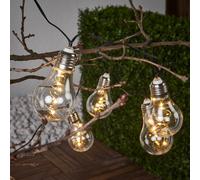 STAR TRADING Cadena de luces LED Glow, transparente, blanco cálido, 190 cm de longitud