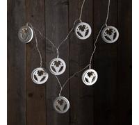 STAR TRADING Cadena de luces LED Woodworks 10 cabezas de ciervo