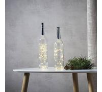 STAR TRADING Cadena de luces para botellas Dew Drops 200 cm