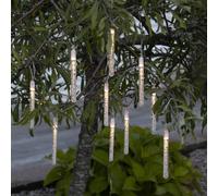 STAR TRADING Cadena LED solar Bubbly 10 luces blanco cálido True