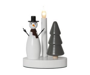 Star Trading Candelabro Christmas Joy Muñeco de nieve