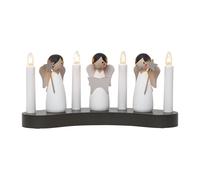 Star Trading Candelabro de adviento Angel choir blanco