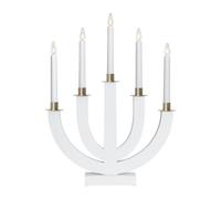 Star Trading Candelabro de adviento Eli blanco