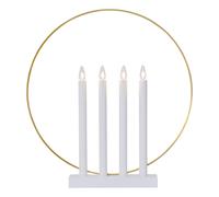 Star Trading Candelabro de Adviento Glory blanco