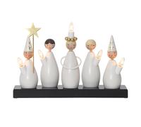 Star Trading Candelabro de Adviento Lucia Choir Blanco