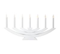 Star Trading Candelabro de Adviento Navida blanco