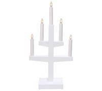 Star Trading Candelabro de Adviento Trapp 46 cm blanco