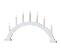 Star Trading Candelabro de Adviento Trapp arco blanco
