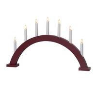 Star Trading Candelabro de Adviento Trapp arco rojo
