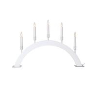Star Trading Candelabro de Adviento Vind arco Blanco