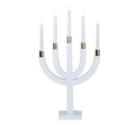 Star Trading Candelabro eléctrico Elias blanco