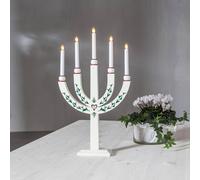 STAR TRADING Candelabro Elias Tradition 5 luces blanco