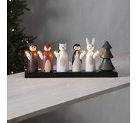 STAR TRADING Candelabro LED Forest Friends, 5 luces