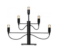 Star Trading Candelabro Milano 5. 46 cm Negro
