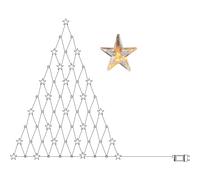 Star Trading - Cortina de estrellas de rejilla de luz - LED - 55pcs fuentes de luz - 90cm