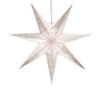 Star Trading Estrella Adviento Antique 60 cm blanco