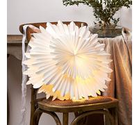 Star Trading Estrella de adviento Crystal Ø55 cm blanco