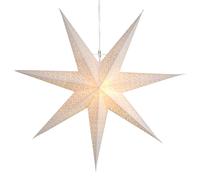 Star Trading - Poinsettia - Punto Estrella de Papel - Blanco - 70cm