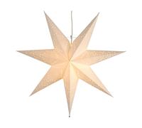 Star Trading - Estrella de Navidad - Estrella de Papel Sensy - Blanca - 51cm
