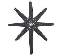 Star Trading Estrella de Adviento Tall 60x70 cm gris grafito