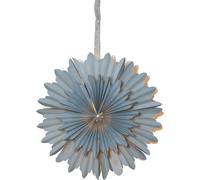 Star Trading - Estrella de Navidad - Estrella de Papel Cristal - Azul - 50cm