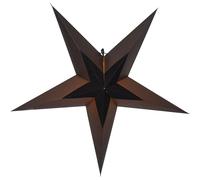Star Trading - Estrella de Navidad - Estrella de Papel Diva - Negro - 60cm