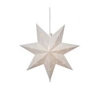 STAR TRADING Estrella de papel Classic portalámpara E14, blanco